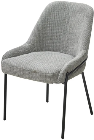 Стул M-City GAVI Garna-018 серый, ткань / черный каркас