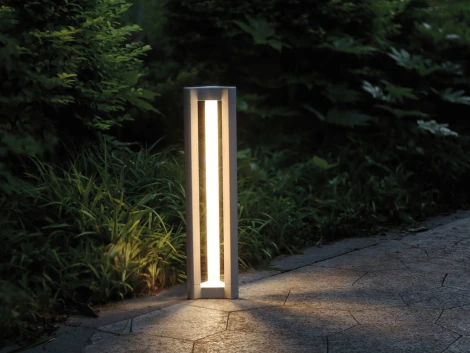 Наземный уличный светильник серый 17Вт 3000К DesignLed LF FL-100914-17-GR-WW