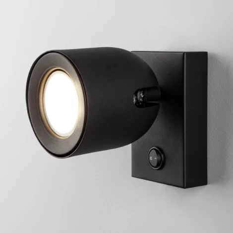 Спот для чтения Elektrostandard Ogma MRL 1009 черный (220V, выключатель)