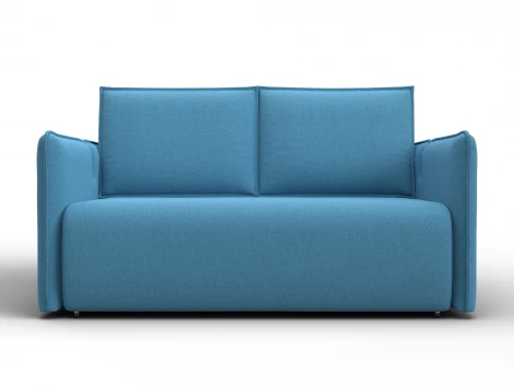 Диван прямой Лига-117 (ЛДСП,Брус,Фанера,Рогожка/Голубой) Лига Диванов 137007