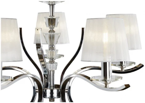 Подвесная люстра iLamp Omega RM5231/5CR (220V, на цепи)