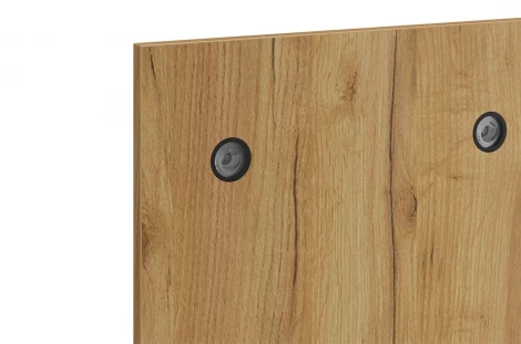 Вешалка 3 Бодрум Mebelson (ЛДСП/Дуб крафт золотой) арт.176764,2553