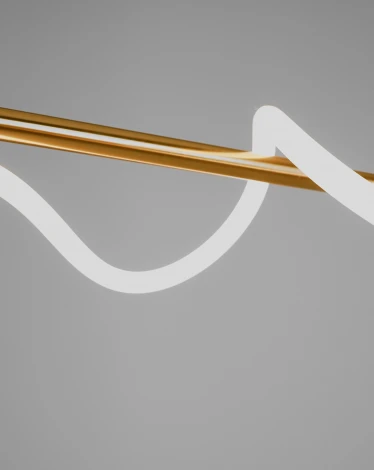 Подвесной светильник светодиодный с гибким неоном на штанге Moderli True V10684-PL (220V)