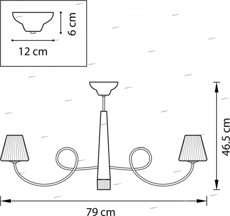 Потолочная люстра Lightstar Vortico 814073