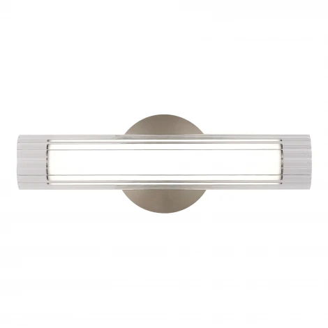 Настенный светильник светодиодный Никель/Белый Прозрачный LED 1*7W 3000K/4000K ST Luce Enfys SL2010.121.01