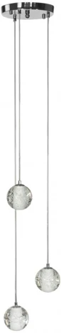 Подвесной светильник Loft It Rain 10112/3 (220V, хрусталь, на проводе, шарики)