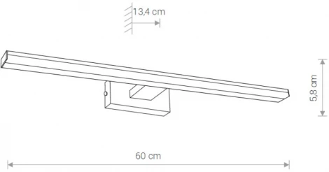 Подсветка для зеркал IP44 Nowodvorski Picasso Led Chrome 8131 (220V)