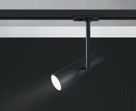 Трековый светильник Elti Unity GU10 50Вт (однофазный) Maytoni Technical TR005-1-GU10-B (220V, круглые)