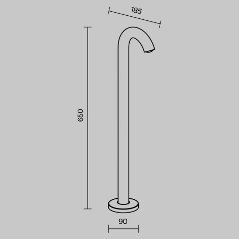 Наземный уличный светильник Maytoni Lumi O476FL-L4GF3K (LED, 220V, IP65)