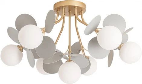 Потолочная люстра Arte Lamp Peacock A1369PL-7GY