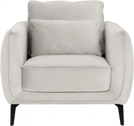 Кресло Amsterdam ОГОГО (арт.342697), (Ткань/Белый)