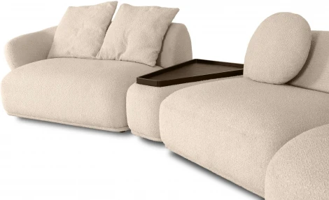 Диван Fabro ОГОГО (арт.853490), (Ткань,Букле/Бежевый)