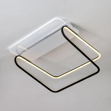 Потолочный светильник светодиодный с пультом с регулировкой цветовой температуры и яркости LED4U LED4U L1046-500 BK