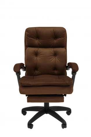 Кресло Chairman Home 442 Россия ткань Т-14 коричневый