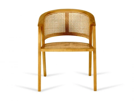 Комплект стульев Teve 2 шт. ОГОГО Обстановочка! 966319 (Массив,Дерево,Ротанг/Бежевый)