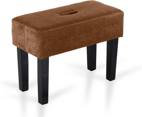 Табурет мягкий Handy ОГОГО (арт.671380), (Ткань,Микрофибра/Светло-коричневый)