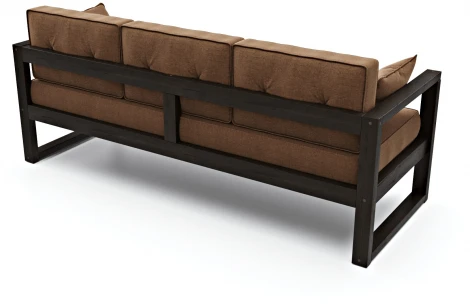 Диван Arsko Астер Б венге коричневая рогожка