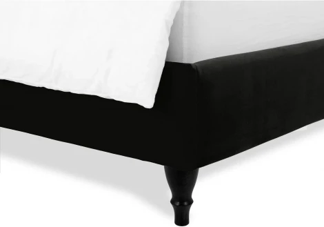 Кровать Queen II Sofia L 1600 ОГОГО (арт.577472), (Ткань/Черный)