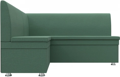 Диван кухонный угловой Уют левый угол (Зеленый/Рогожка) Лига Диванов арт.125825L