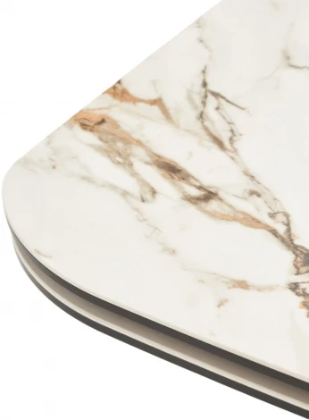 Стол VALDEMAR 180 KL-188 итальянская керамика, стекло/ каркас темно-серый/Kl-188, ®DISAUR (арт.626М05800)