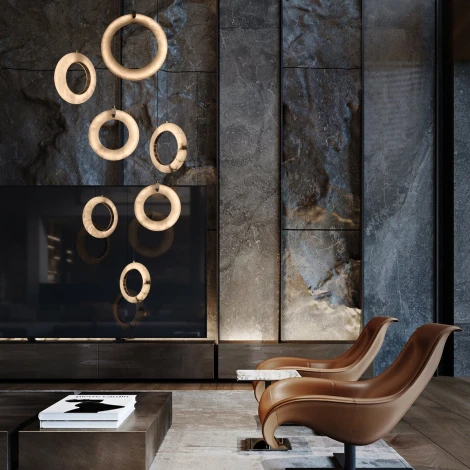 Подвесной светильник светодиодный кольцо Loft It Soho 10410/C (220V, на проводе, кольцо)