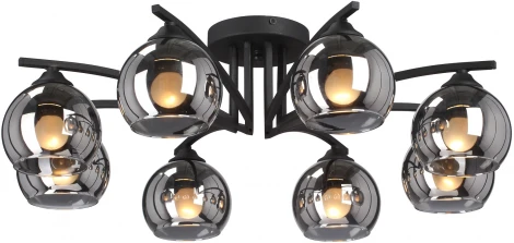 Потолочная люстра на штанге Vitaluce V4285-1/8PL (220V, шарики)