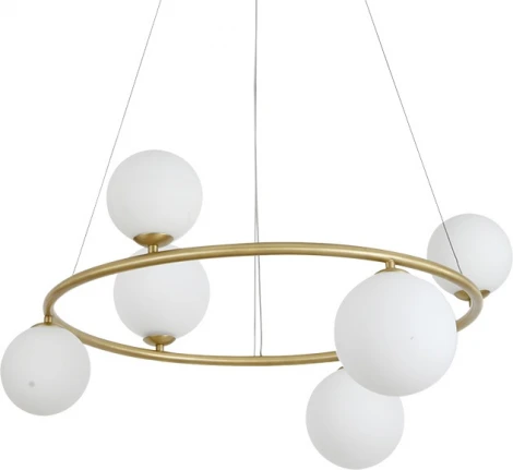 Подвесной светильник Newport 3840 3840/60 С brass (220V, на тросе, шарики)