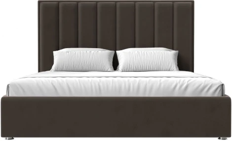 Кровать интерьерная Афродита 200 (Коричневый/Велюр) Лига Диванов арт.120606