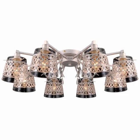Потолочная люстра Natali Kovaltseva Lyon 75084-8C IVORY GOLD