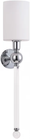 Бра Crystal Lux Mirabella AP1 CHROME/WHITE (220V, круглые)