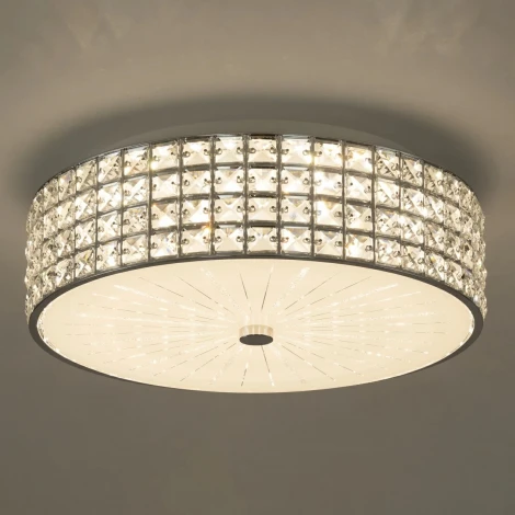 Потолочная люстра RGB на штанге Citilux Портал CL32415G1 (LED, 220V, пульт управления, круглые)