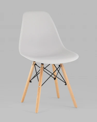 Стул Eames Style DSW светло-серый (разборный каркас) Stool Group арт.УТ000037594