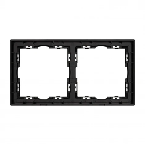 Рамка пластиковая FRM-NOBE-SFPL-2-BK (Arlight) 054216
