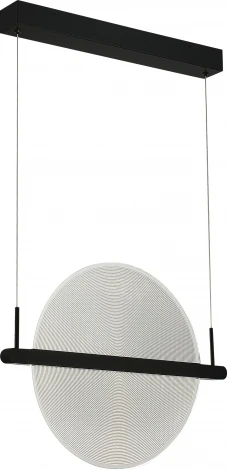 Подвесной светильник ST Luce Splendid SL6233.403.15 Черный/Прозрачный LED 1*15W 4000K (220V, на проводе)