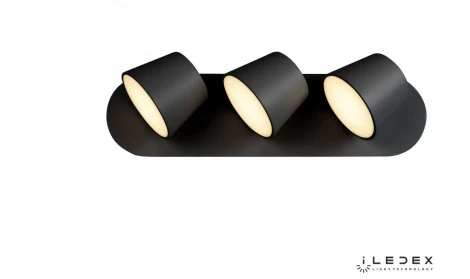 Спот iLedex Flexin W1118-3AS BK (220V)