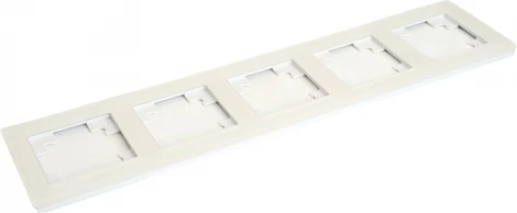 Рамка на 5 постов (белый) Stekker Катрин 49598