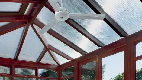 Вентилятор потолочный Vortice Nordik International Plus, 3 лопасти, белый