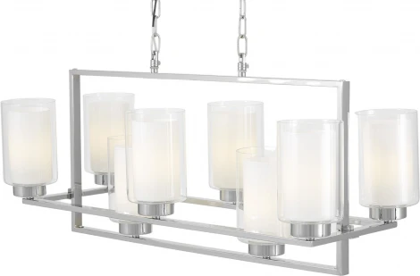Подвесная люстра Lumina Deco Lino LDP 1239-8 CHR