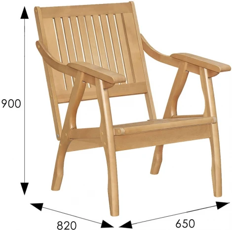 Кресло Массив решетка, каркас бук от фабрики Mebelik