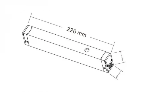 Адаптер для шинопровода 220V Crystal Lux Space 220 CLT 0.205 08 BL
