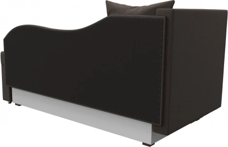 Кушетка Гармония левая (Коричневый/Рогожка) Лига Диванов арт.125297L