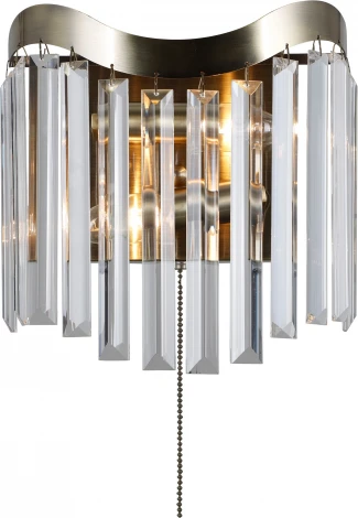 Бра хрустальное с выключателем Moderli Wave V10764-2W (220V)
