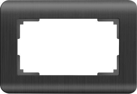 Рамка для двойной розетки Stream (графит) Werkel W0082104 (a051270)