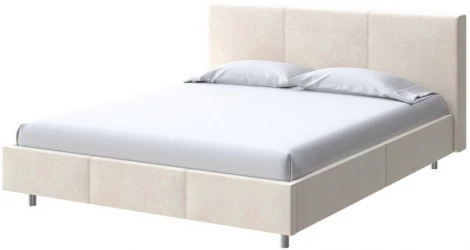 PROxSON Кровать Novo (Ткань: Велюр Casa Сахарный) 90x200
