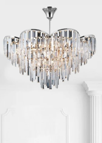 Потолочная люстра на штанге Lumien Hall Julen LH0065/12C-CR-CL