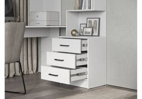 Компьютерный стол Эльброни левый белый 664904