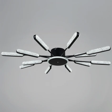 Потолочная люстра светодиодная с пультом с регулировкой цветовой температуры и яркости Reluce 97290-0.3-12 BK