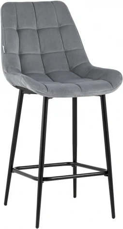 Стул полубарный Stool Group Флекс велюр серый УТ000034997