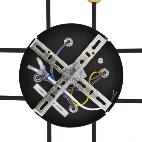 Потолочная люстра на штанге Lumion Leniana 8307/8C золотой/черный, металл GX53 LED 8*7W 220V