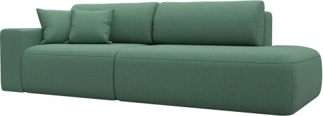 Диван прямой Лига-036 НПБ Модерн подлокотник слева Лига Диванов (Рогожка) арт.124220L